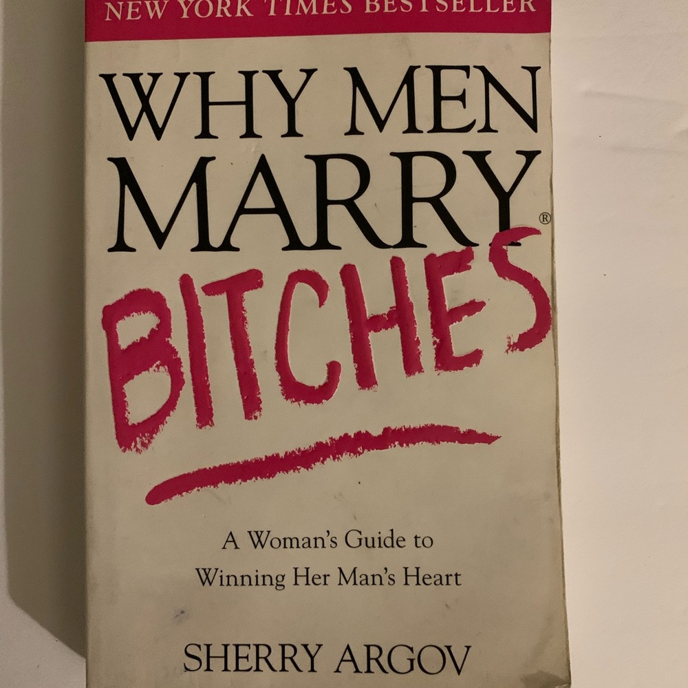 Why men marry bitches paper back book